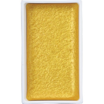 Watercolor paint pan Gansai Tambi - Kuretake - Blue Gold