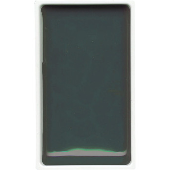 Watercolor paint pan Gansai Tambi - Kuretake - Shadow Green
