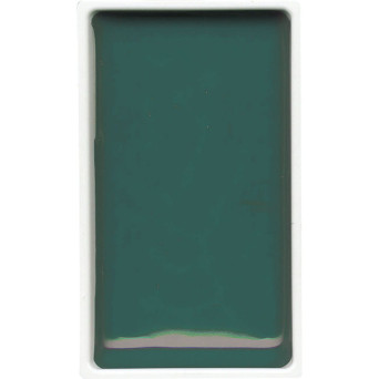 Watercolor paint pan Gansai Tambi - Kuretake - Billiard Green
