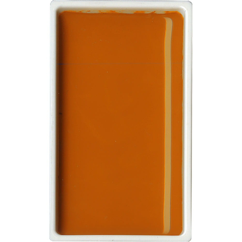 Watercolor paint pan Gansai Tambi - Kuretake - Mars Yellow