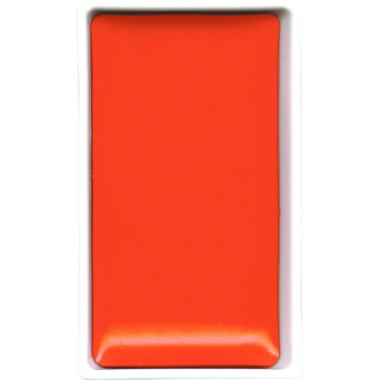 Watercolor paint pan Gansai Tambi - Kuretake - Vermillion