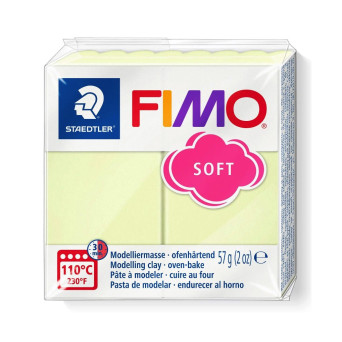 Masa termoutwardzalna Fimo Soft - Staedtler - waniliowa, 57 g