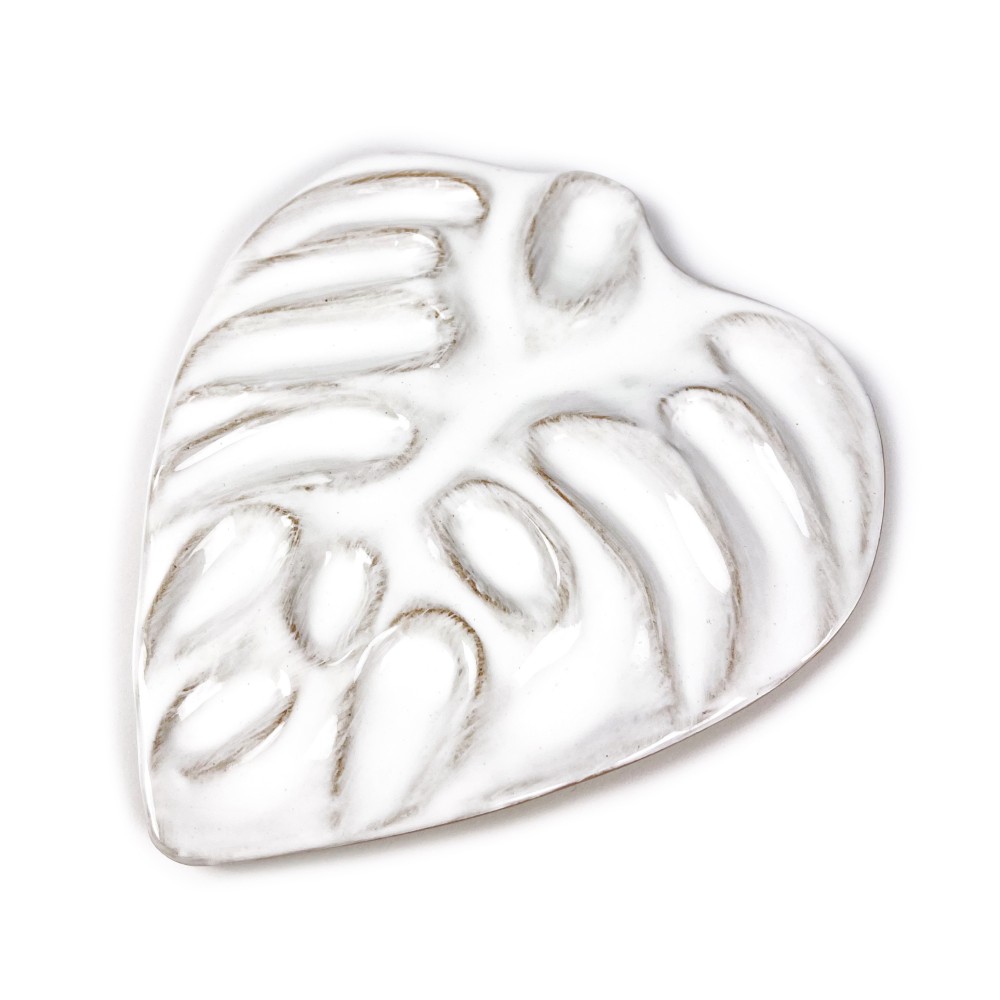 Porcelain painting palette - Renesans - Leaf, 16 x 18,5 cm