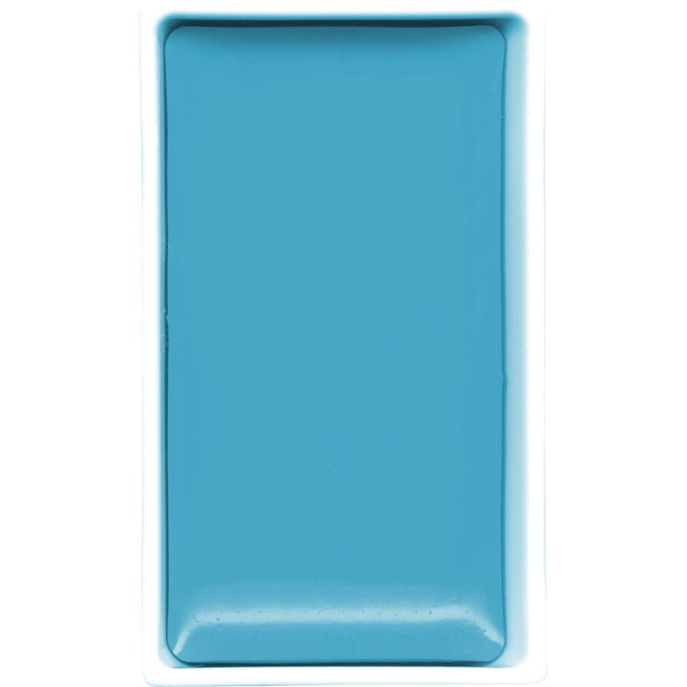 Watercolor paint pan Gansai Tambi - Kuretake - Cobalt Turquoise Light