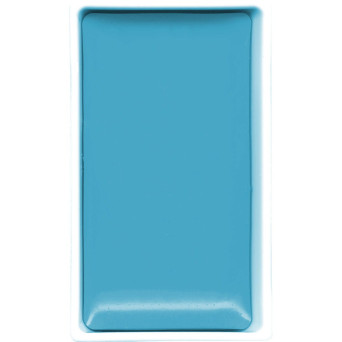 Farba akwarelowa w kostce Gansai Tambi - Kuretake - Cobalt Turquoise Light