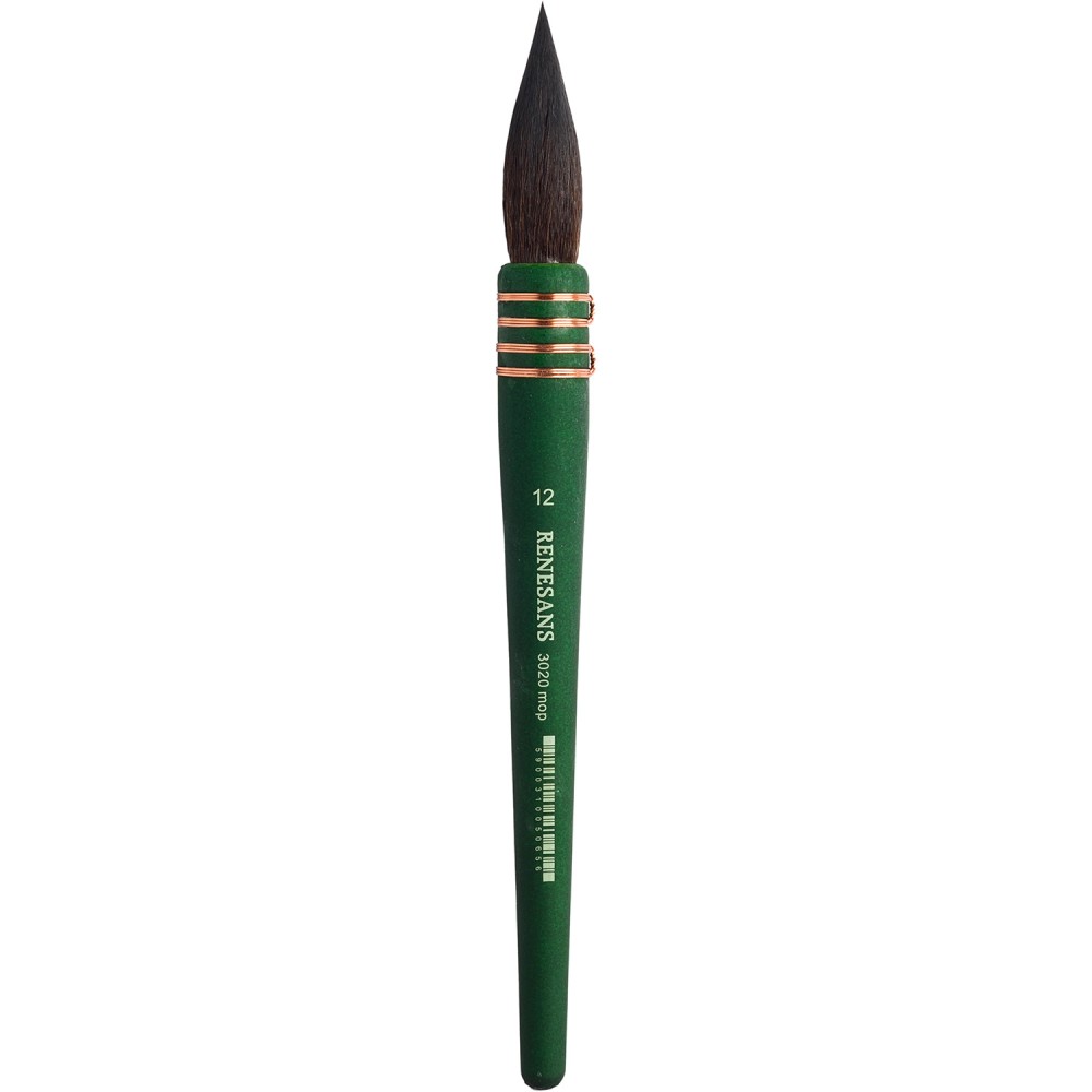Mop, synthetic bristles, 3020 series brush - Renesans - no. 12
