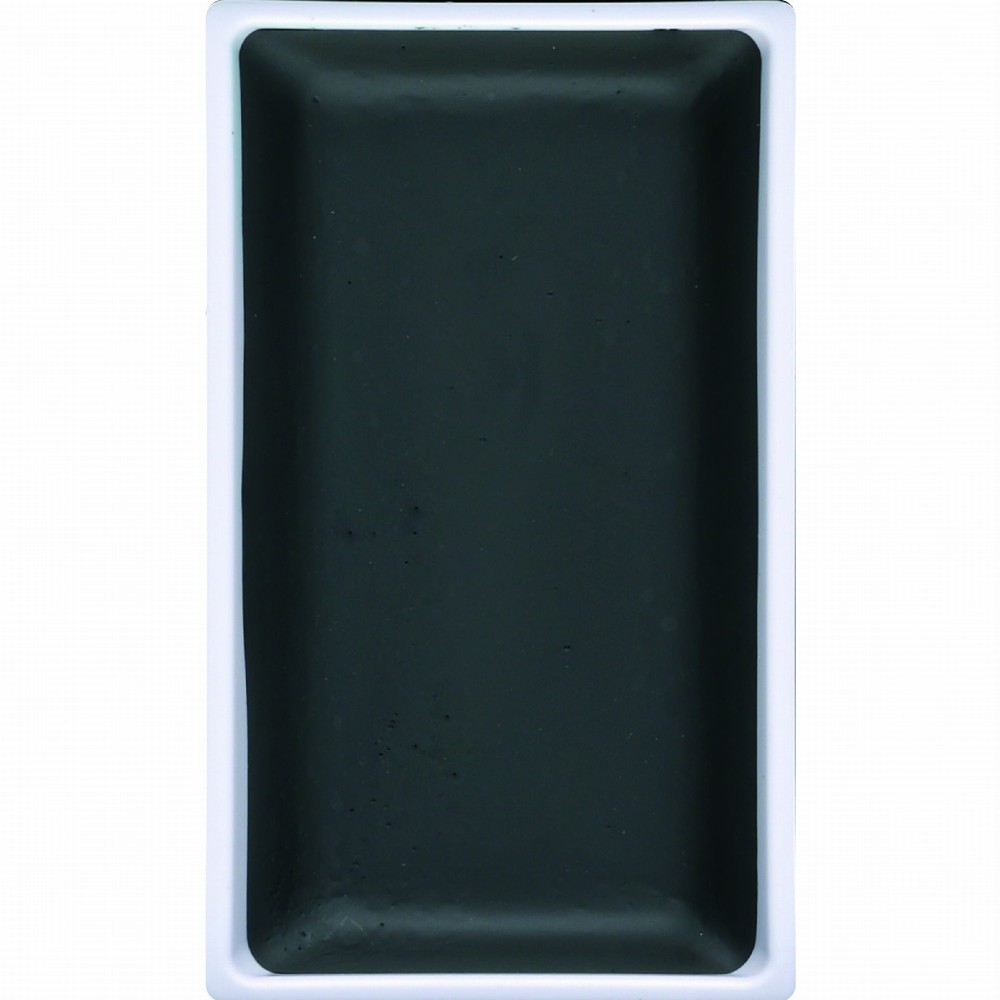 Farba akwarelowa w kostce Gansai Tambi - Kuretake - Graphite Green