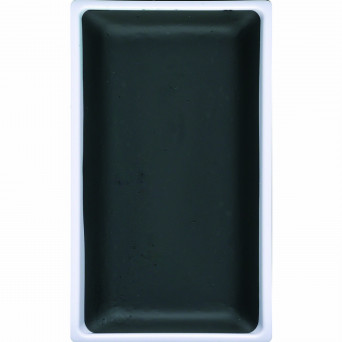 Watercolor paint pan Gansai Tambi - Kuretake - Graphite Green