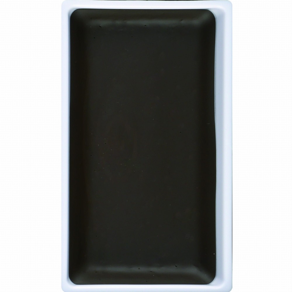 Watercolor paint pan Gansai Tambi - Kuretake - Graphite Brown