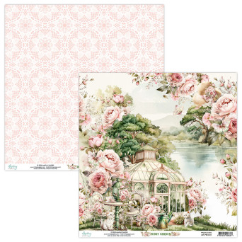 Scrapbooking paper 30,5 x 30,5 cm - Mintay - Peony Garden 01