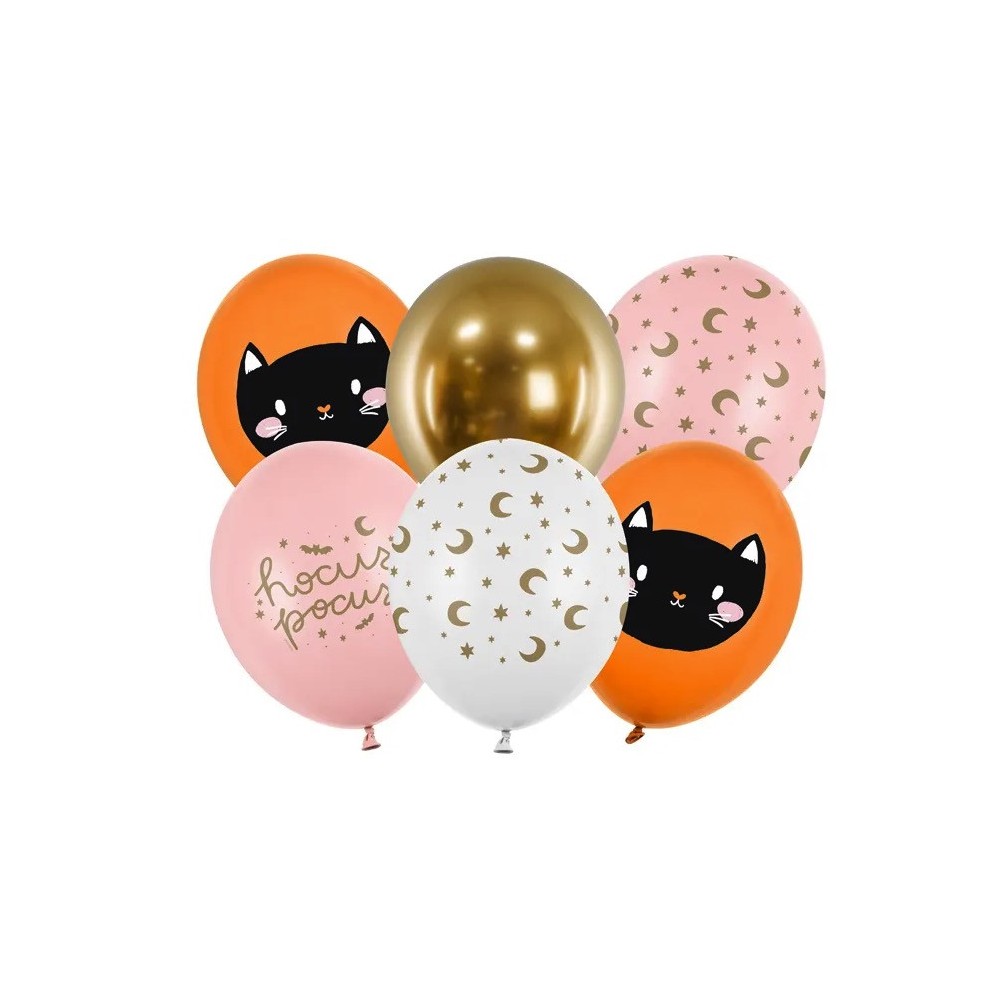 Balony Hocus Pocus - 30 cm, 6 szt.