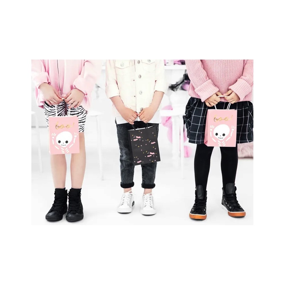 Gift paper bag, Boo! - 8 x 14 x 18 cm
