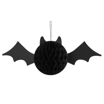 Bat honeycomb - black, 17 x 45 cm