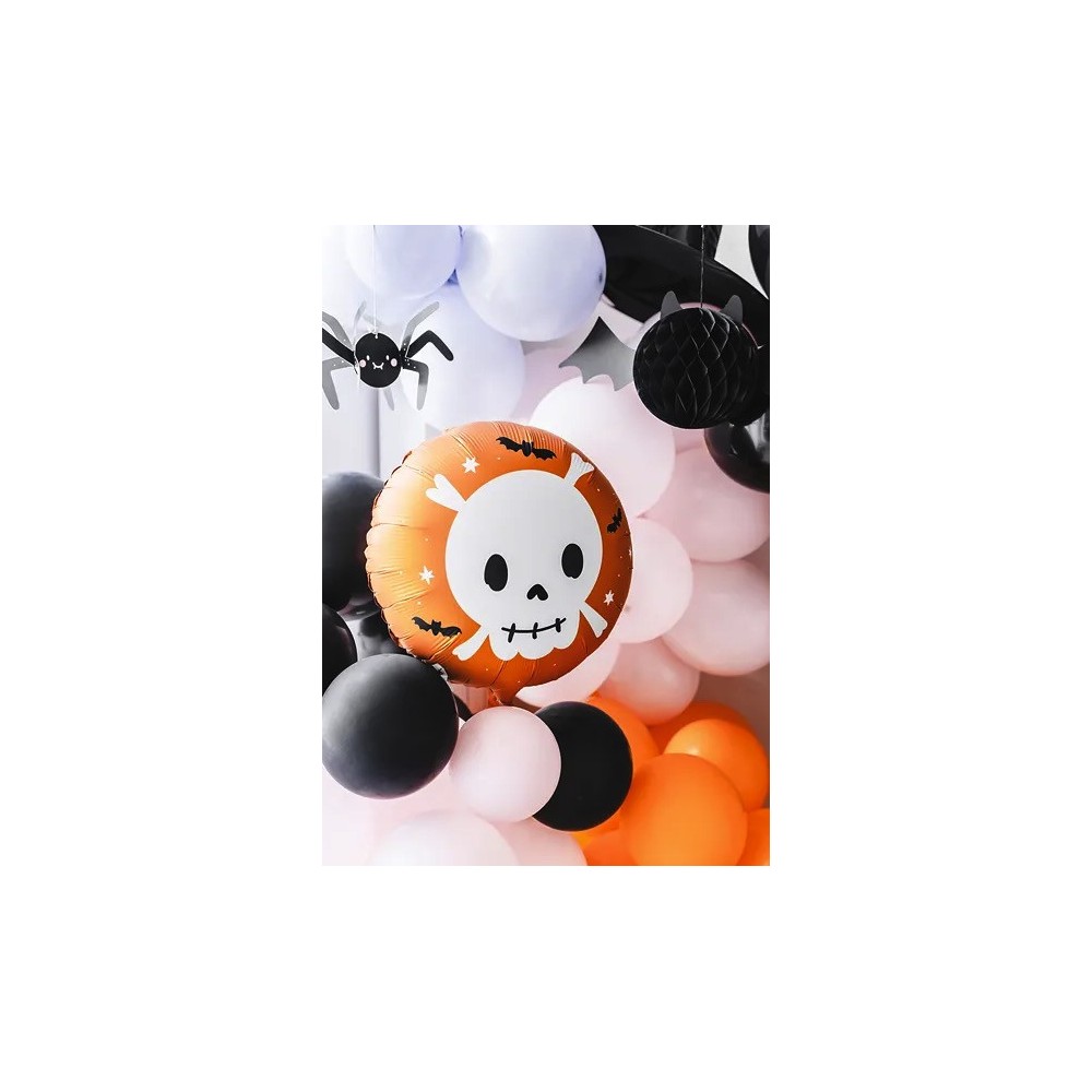Paper Spiders decoration - black, 17 x 27 cm, 5 pcs.