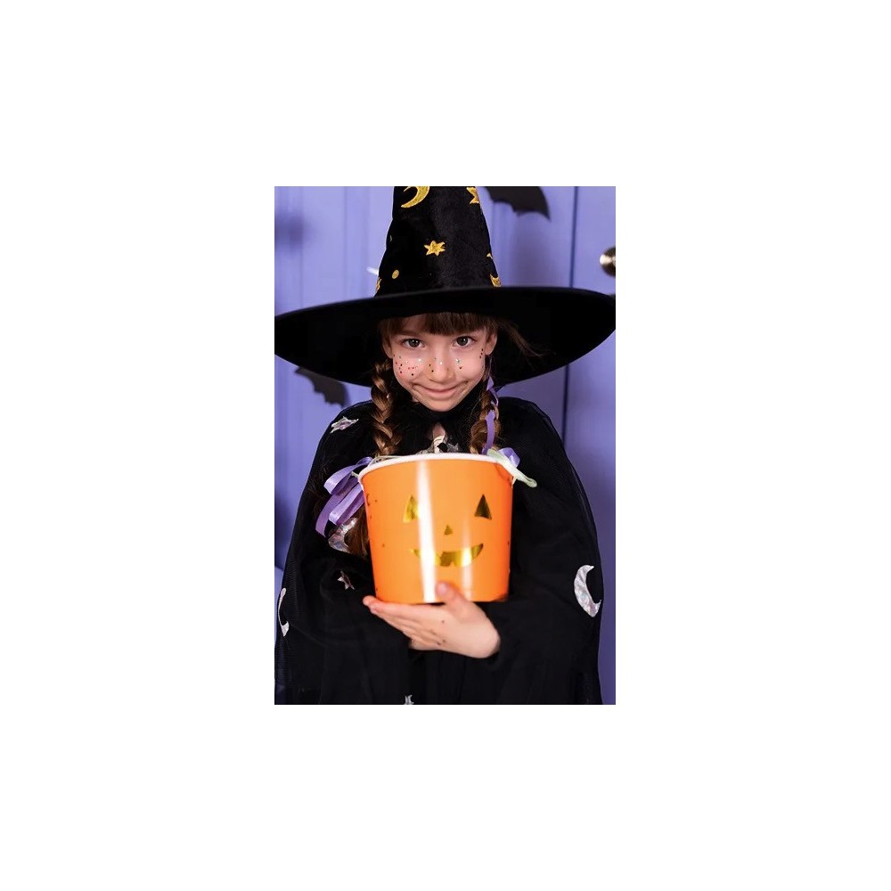 Wiaderka halloweenowe na cukierki - 13,5 cm, 2 szt.