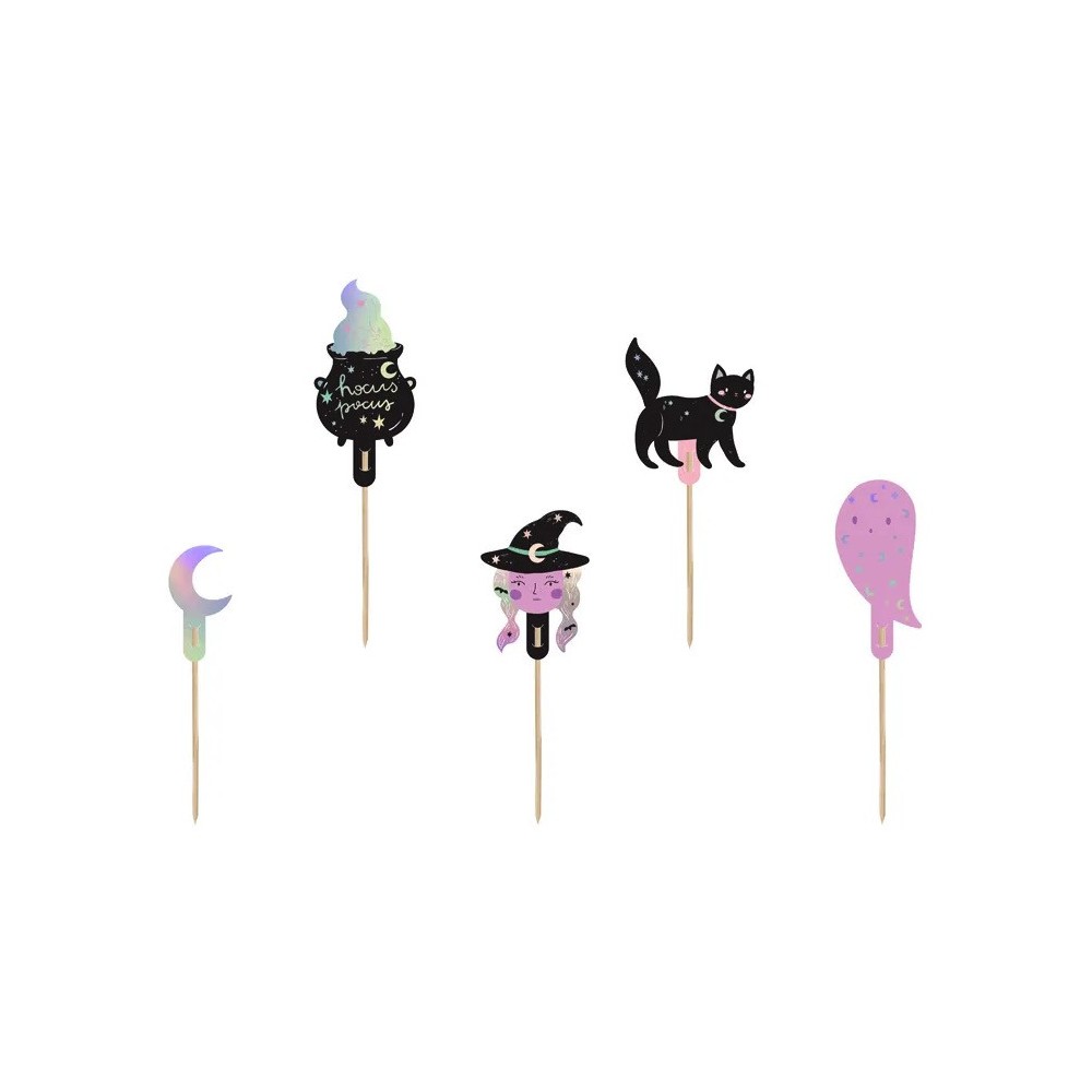 Toppery do muffinek Halloween - 14 cm, 6 szt.