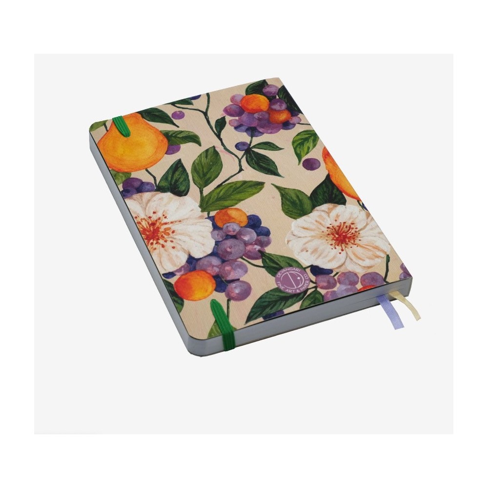 Notebook Blooming Orchard A5 - Devangari - dotted, softcover, 120 g/m2