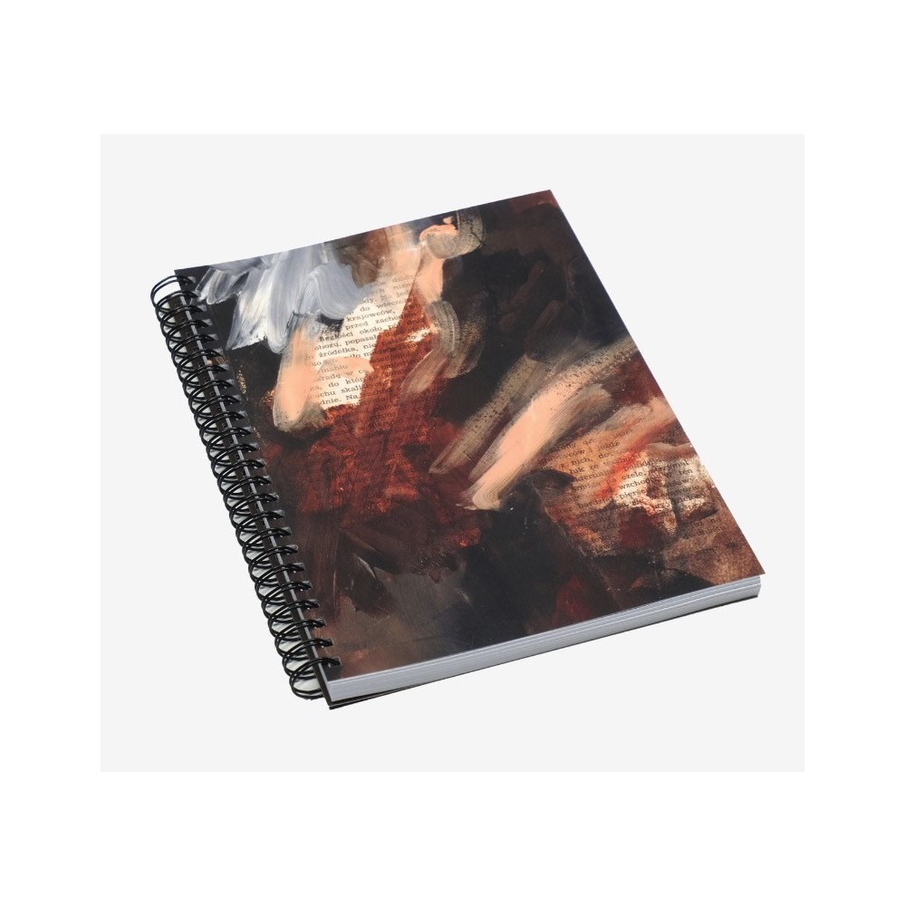 Spiral Notebook Vintage Poem A5 - Devangari - dotted, softcover, 120 g/m2
