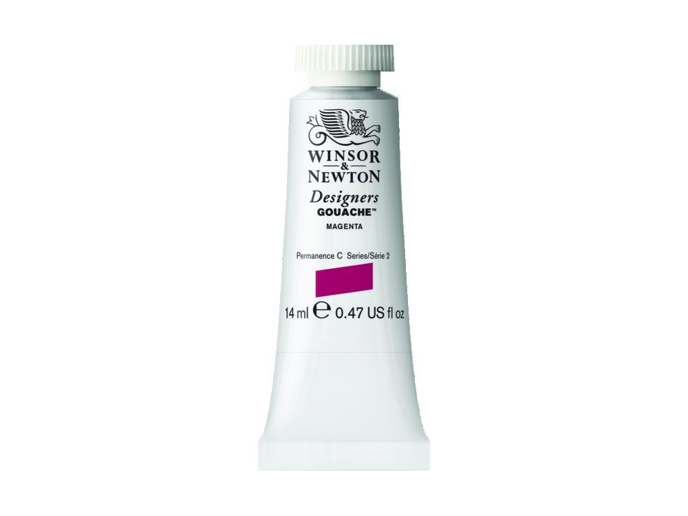 Farba gwasz Designers Gouache - Winsor & Newton - Magenta, 14 ml