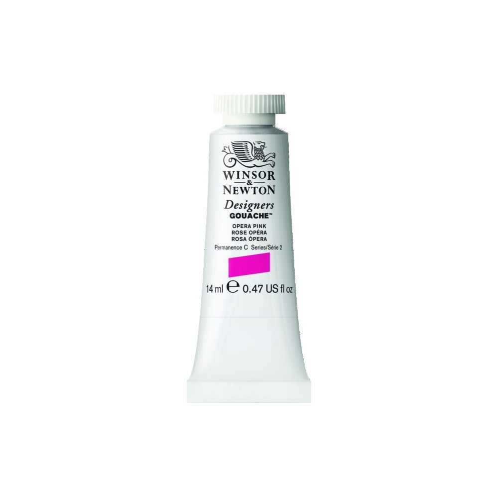 Gouache paint in tube - Winsor & Newton - Opera Pink, 14 ml