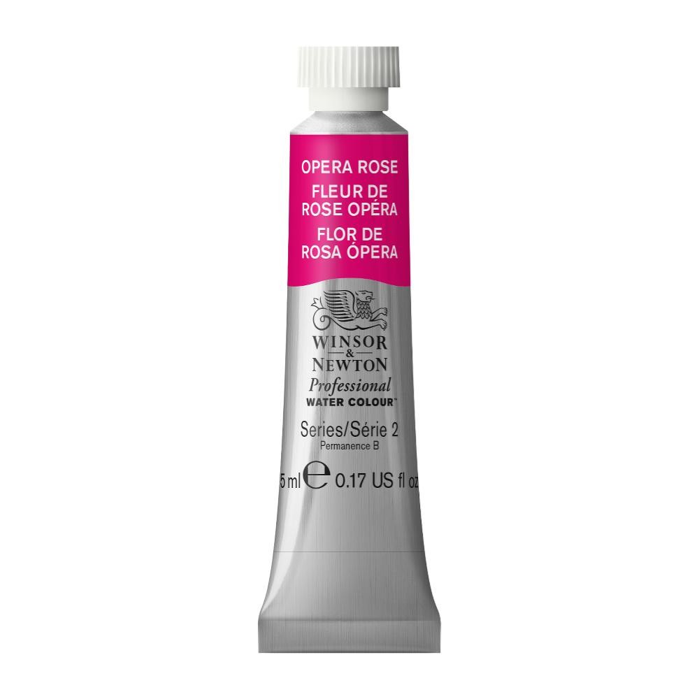 Farba akwarelowa Professional Watercolour - Winsor & Newton - Opera Rose, 5 ml