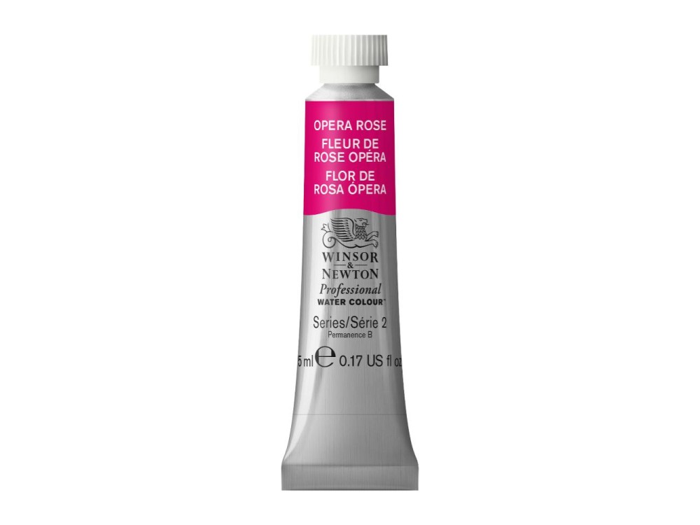 Farba akwarelowa Professional Watercolour - Winsor & Newton - Opera Rose, 5 ml