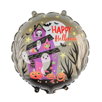 Haunted House foil balloon - 45 cm
