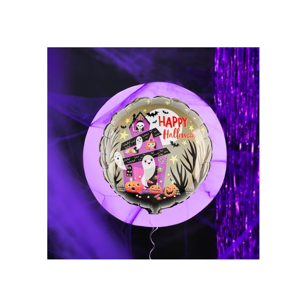 Balon foliowy na Halloween Dom Grozy - 45 cm