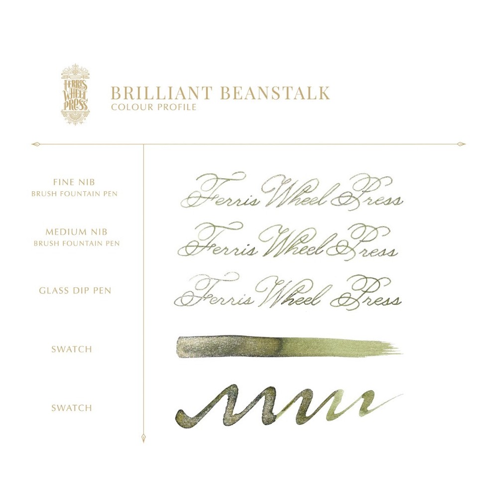 Atrament FerriTales - Ferris Wheel Press - Brilliant Beanstalk, 20 ml