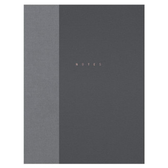 Notes Klasyk - Papierniczeni - Anthracite, w kropki, 80 ark.