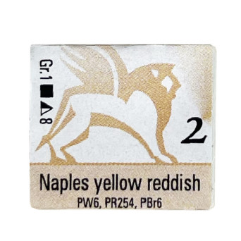 Akwarele w półkostkach - Renesans - 2, naples yellow reddish, 1,5 ml