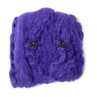 Pajęczyna Halloween - fioletowa, 60 g