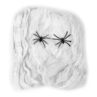 Pajęczyna Halloween - biała, 60 g