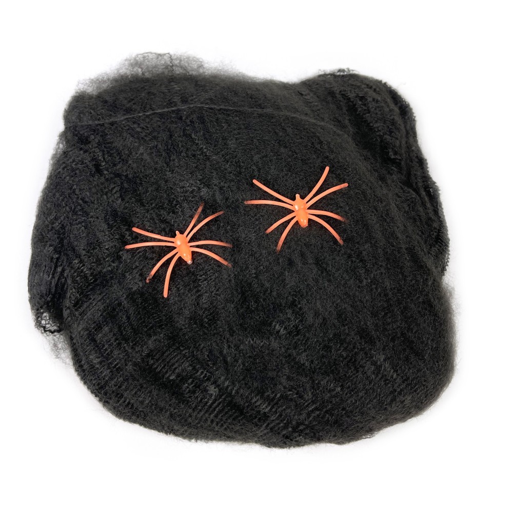Pajęczyna Halloween - czarna, 60 g