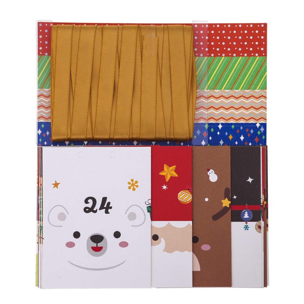 Advent calendar DIY Christmas Boxes - 24 pcs.