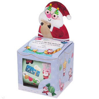 Roll label stickers, Santa Claus - DpCraft - 190 pcs.