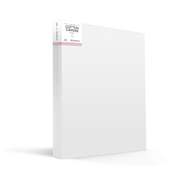 Cotton stretched canvas Basic - PaperConcept - 50 x 70 cm 3 pcs.