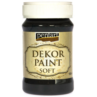 Chalk paint - Pentart - black, 100 ml