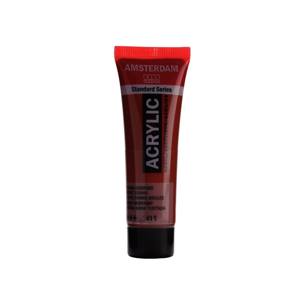 Acrylic paint in tube - Amsterdam - Burnt Sienna, 20 ml