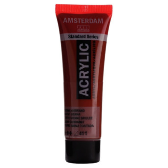 Acrylic paint in tube - Amsterdam - Burnt Sienna, 20 ml