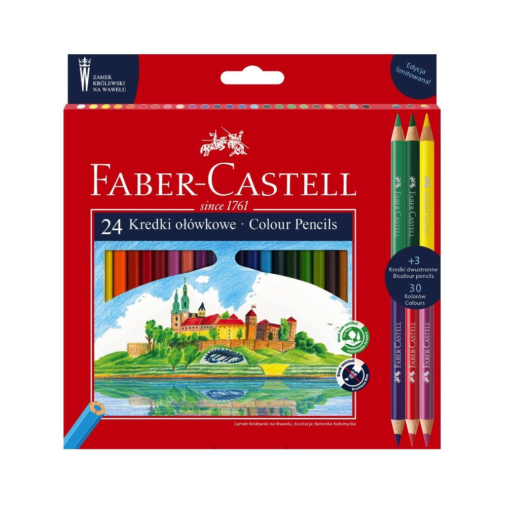 Set of Castle colored pencils - Faber-Castell - 30 colors