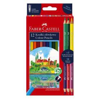 Set of Castle colored pencils - Faber-Castell - 15 pcs.