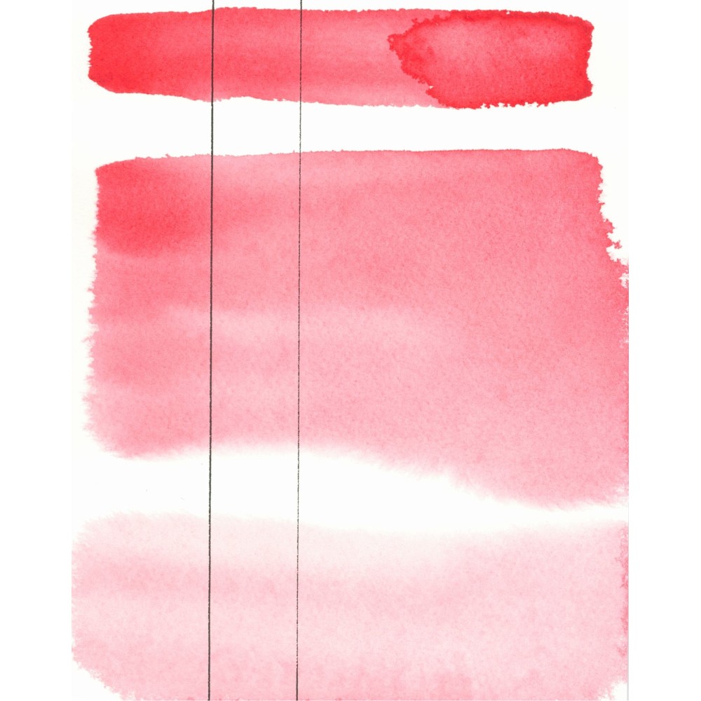 Farba akwarelowa Aquarius - Roman Szmal - 374, Quinacridone Warm Scarlet, kostka