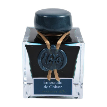 Atrament 1670 w butelce - J.Herbin - Emerald of Chivor, 50 ml