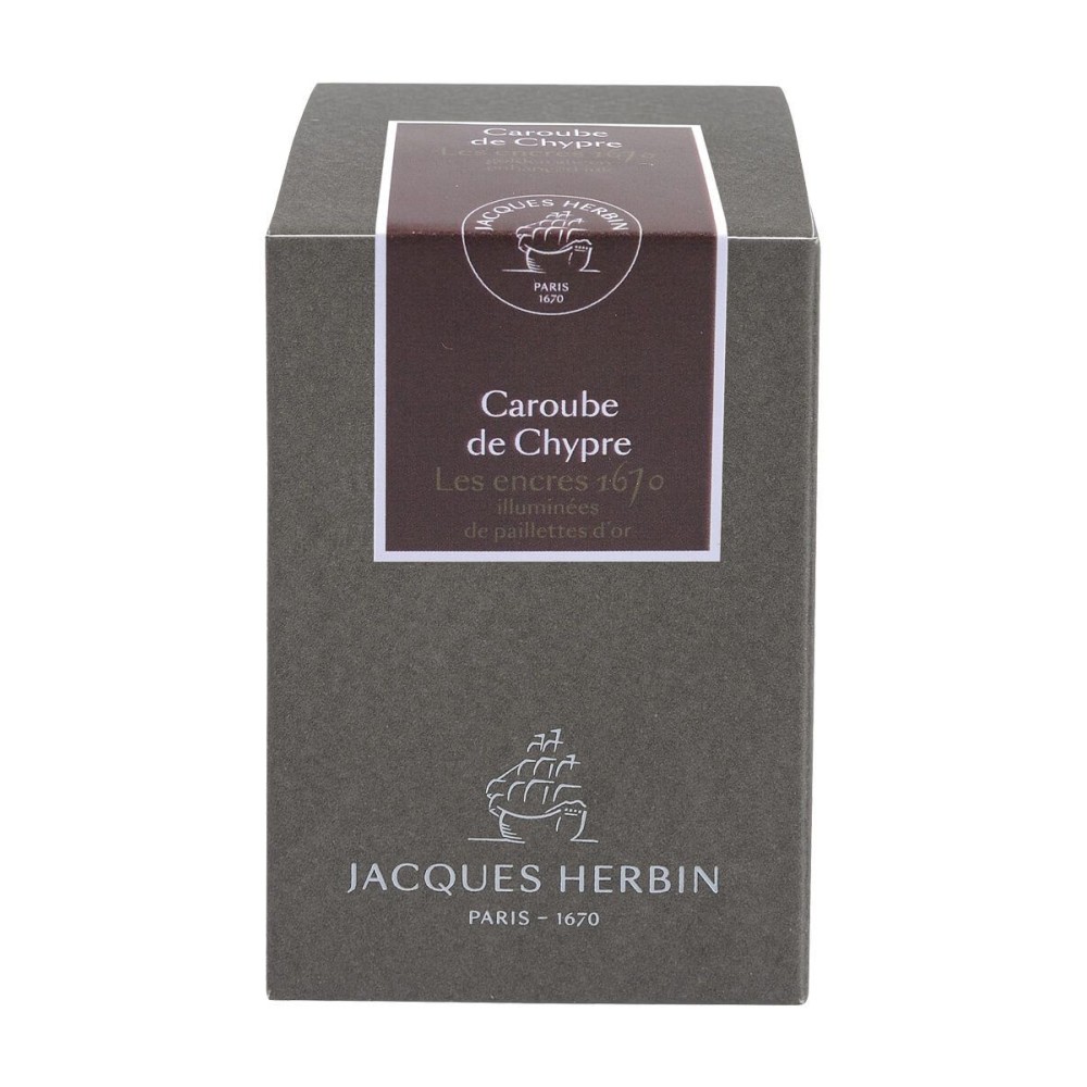 1670 Ink bottle - J.Herbin - Carob of Cyprus, 50 ml
