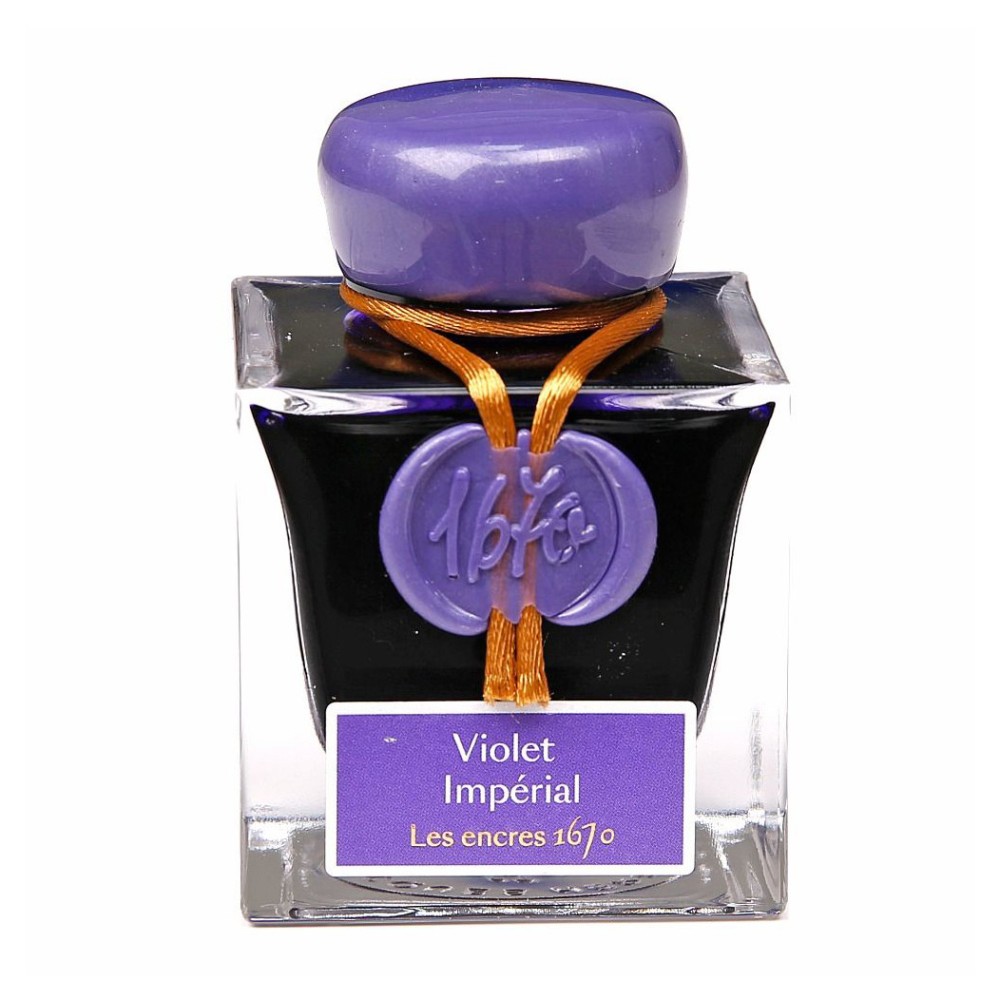Atrament 1670 w butelce - J.Herbin - Violet Imperial, 50 ml