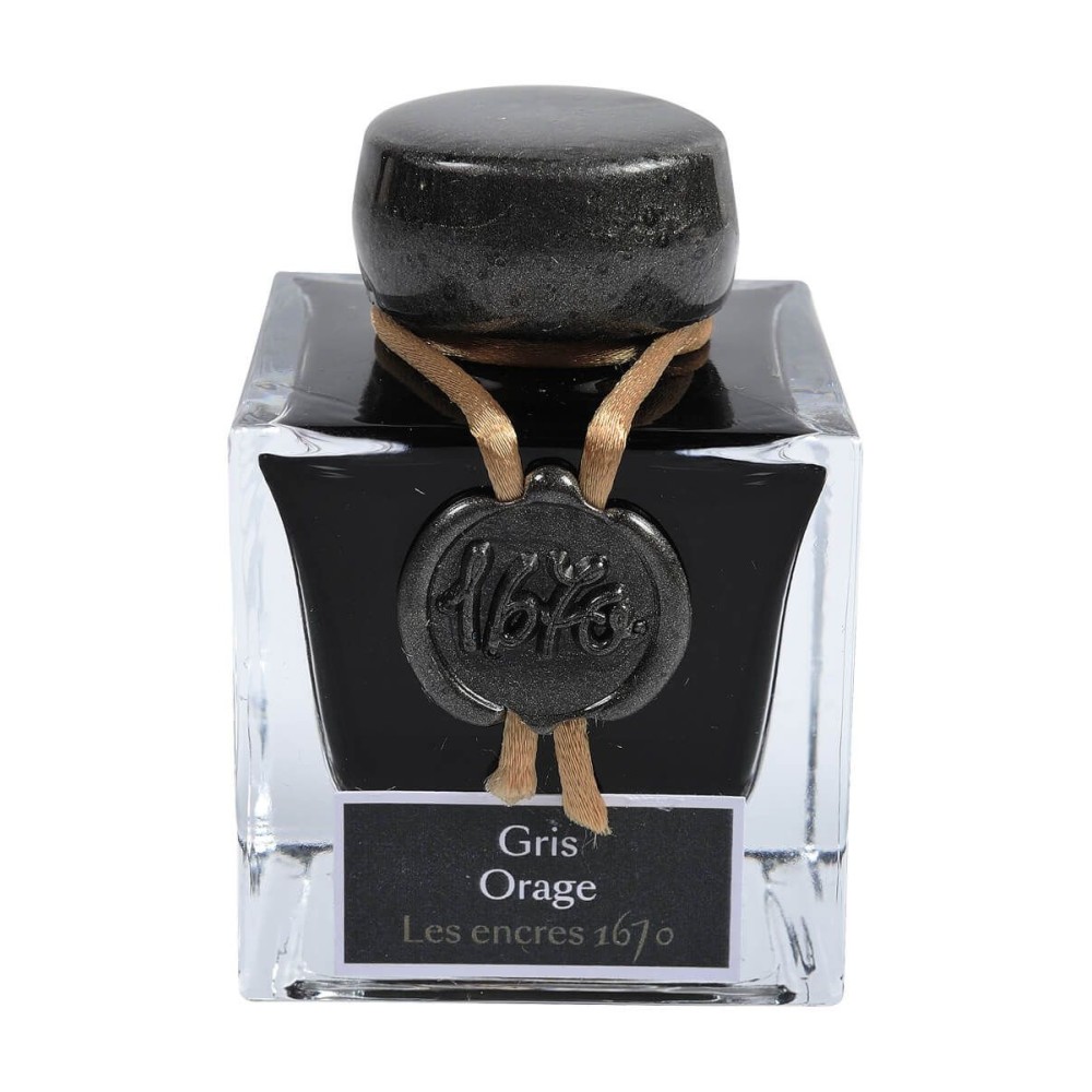 1670 Ink bottle - J.Herbin - Stormy Grey, 50 ml