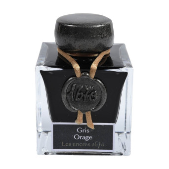 Atrament 1670 w butelce - J.Herbin - Stormy Grey, 50 ml