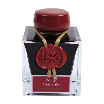 Atrament 1670 w butelce - J.Herbin - Hematite Red, 50 ml