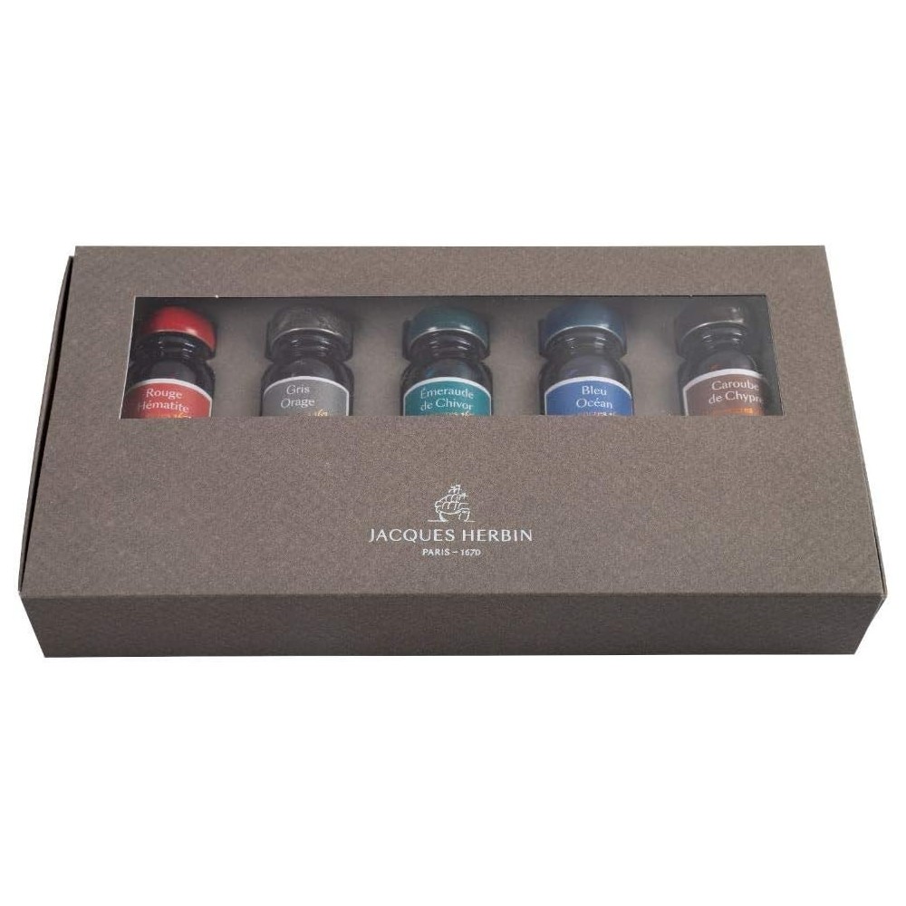 Set of 1670 Ink - J.Herbin - 5 x 10 ml